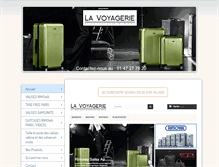 Tablet Screenshot of la-voyagerie.com